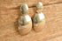 Large Oval Disc Sterling Drop Earrings